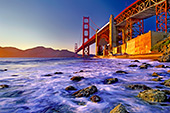San Francisco, Golden Gate Bridge, China Beach, Photo Nr.: sfr001
