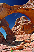 Double Arch, Arches National Park, Utah, USA, Photo Nr.: usa001