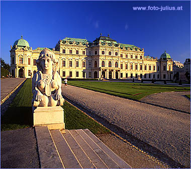 Austria, Vienna, Schloss Belvedere  (Castle Belvedere)