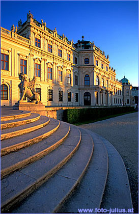 Austria, Vienna, Schloss Belvedere (Castle Belvedere) 