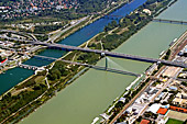 Austria, Vienna, Donau, Neue Donau, A23 Südosttsngente, Photo Nr.: W2560