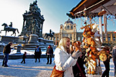 Austria, Vienna, Adventmarkt, Weihnachtsmarkt, Winter, People, Maria-Theresien-Platz, Photo Nr.: W4817