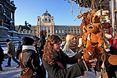Austria, Vienna, Adventmarkt, Weihnachtsmarkt, Winter, People, Maria-Theresien-Platz, Photo Nr.: W4818