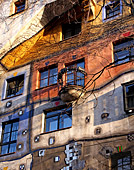 Vienna, Hundertwasser - Krawina - Haus, Photo Nr.: W4876