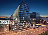 Vienna, Rivergate Building Brogebude Office Center, Handelskai, Photo Nr.: W5002