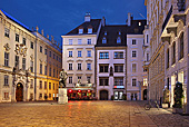 Vienna, Judenplatz am Abend, Photo Nr.: W5632