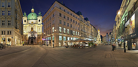 Vienna, Peterskirche, Graben, Pestsule, Photo Nr.: W5717