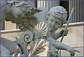 Austria, Vienna, Statue at The Parliament, Photo Nr.: W1536