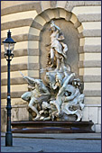 Vienna, Michaeler Platz, Statue, Photo Nr.: W2824