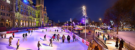 Vienna, Rathaus, Eistraum, Photo Nr.: W4559