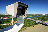 Vienna, Verkehrskameras, A22 Sdosttangente, Pylon Donaustadtbrcke, Traffic Camera, Photo Nr.: W4668