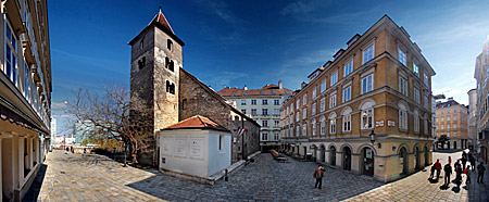 Vienna, Ruprechtskirche, Ruprechtplatz, Judengasse Juden Gasse, Photo Nr.: W4915