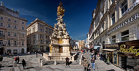 Vienna, Am Graben, Pestsule, Photo Nr.: W4918