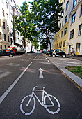 Vienna, Radweg / Gehsteig, Photo Nr: W5135