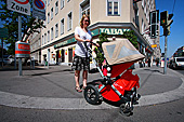 Vienna, Radweg / Gehsteig, Photo Nr: W5137