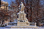 Vienna, Mozart Denkmal Burggarten, Photo Nr.: W5368