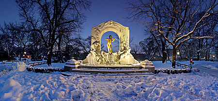 Vienna, Johann Strauss Monument, Stadtpark, Photo Nr.: W5400